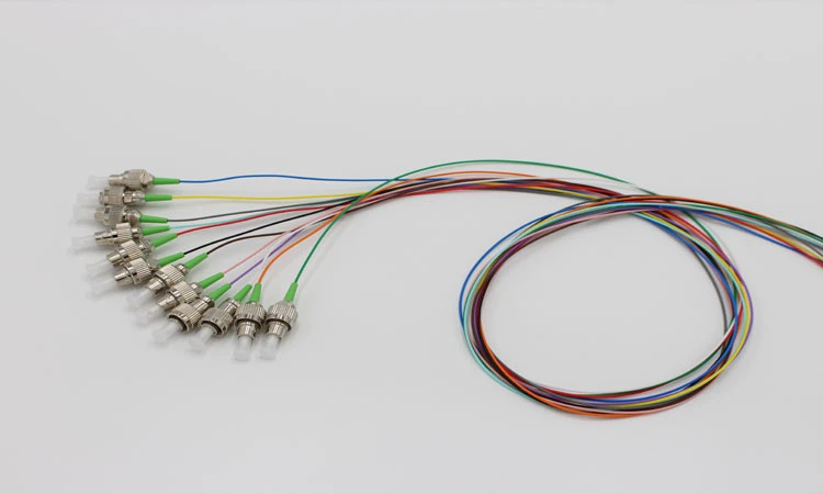 Fibra òptica Pigtail FC APC 12 COLORS