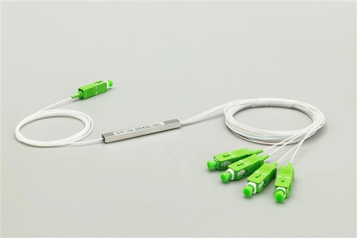 Divisor de fibra 1×4 SC APC Plc, mini mòdul