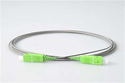 Cordó de connexió de fibra òptica SC APC SIMPLEX GREY